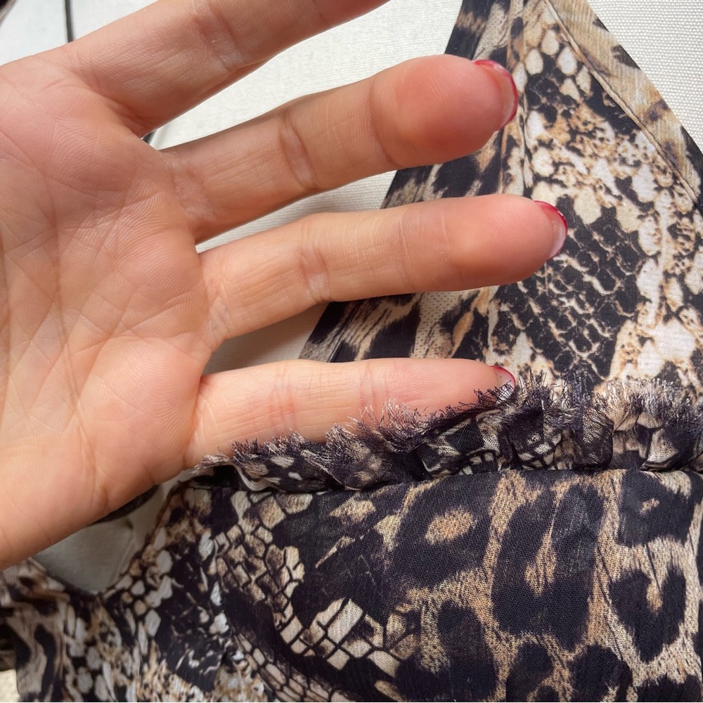 All Saints Nouvel Noche Animal Print Maxi Dress - Picture 3 of 7
